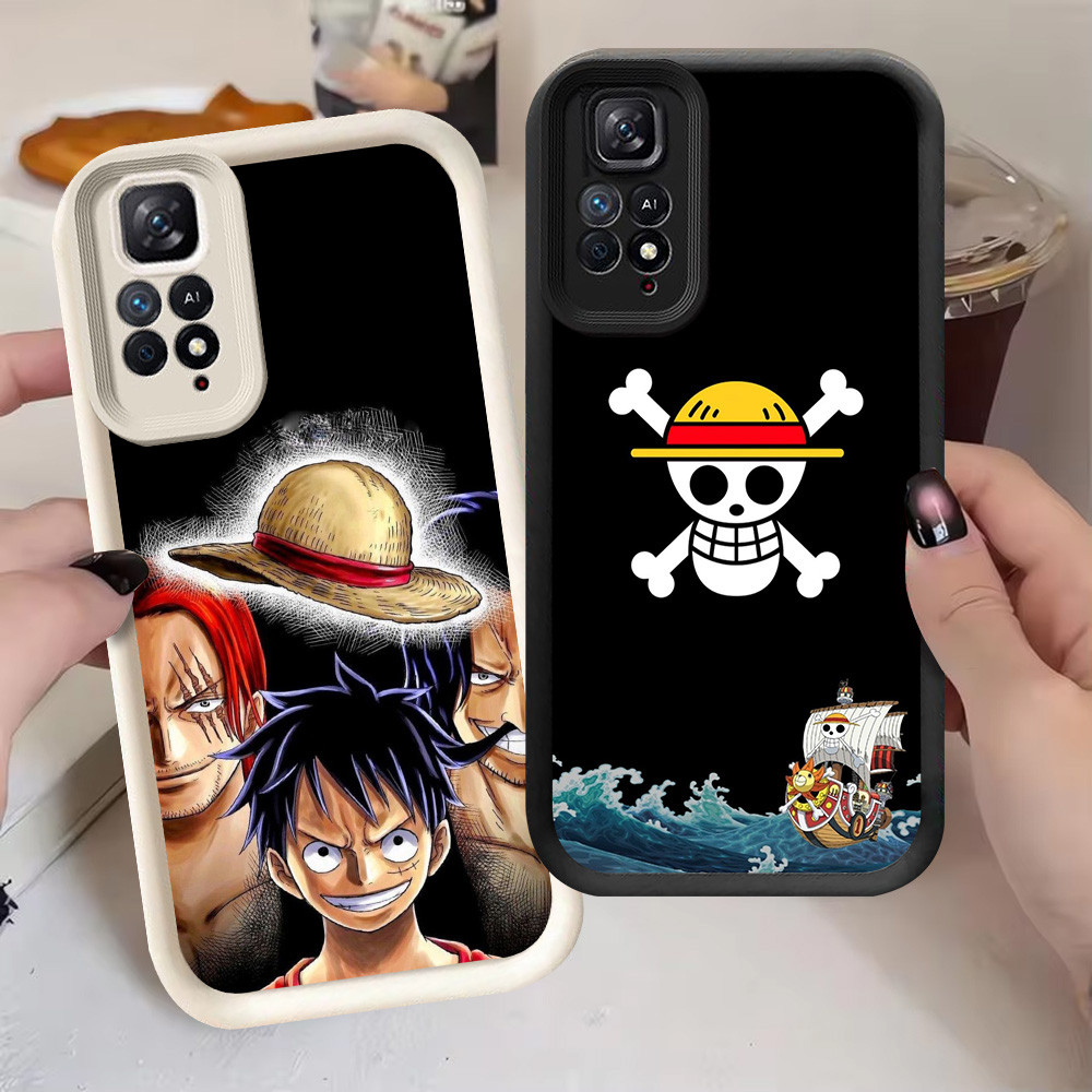 G-75 One Piece Casing untuk Xiaomi Redmi Note 11 SE 11S Pro 5G Hitam dan putih