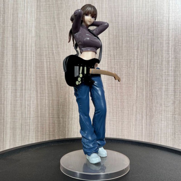Lonely Rock Figure, Guitar Sister, Two-dimensional Peripherals, Beautiful Girl, Chassis Desktop Mod