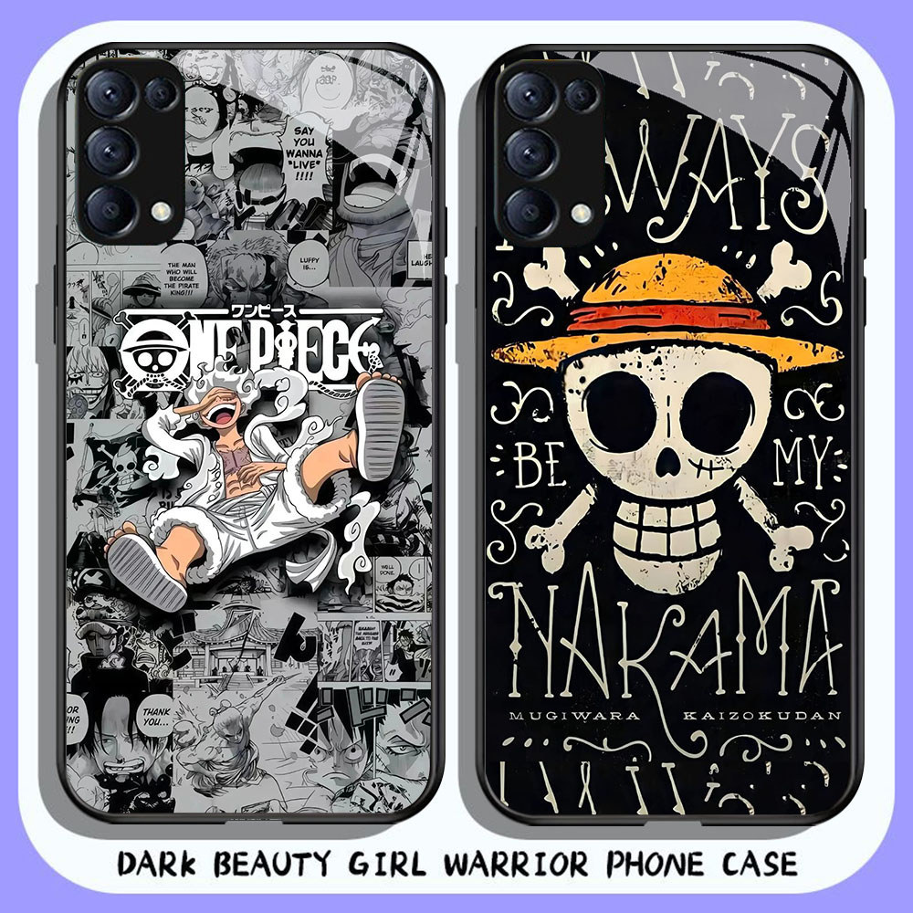 HR-77 One Piece HD Glass Casing untuk OPPO A91 F15 Reno 6Z 6 5 4 3