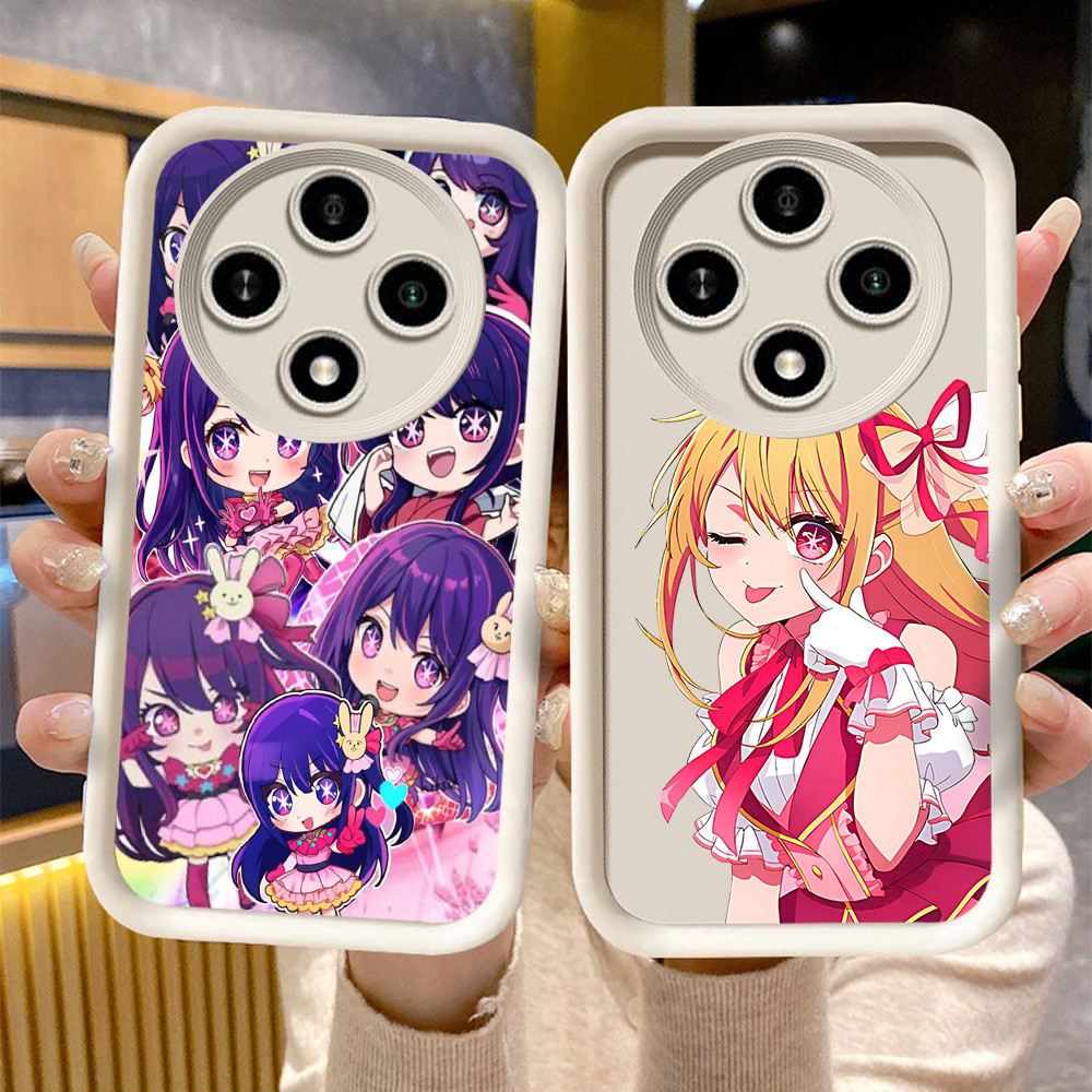 C-1 Oshi no Ko Hitam Putih Casing untuk Tecno Spark 30C 4G