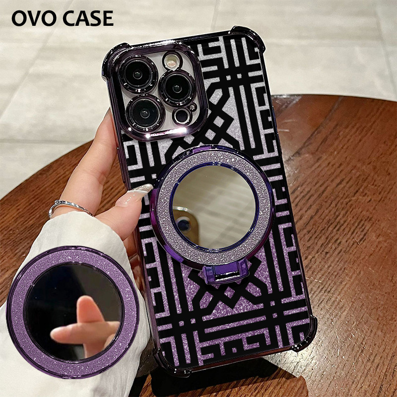 Glitter Card Case Samsung A03 A20S A16 A20 Dengan Stand Casing Samsung A21S A23 A35 A30S A32 Cermin 