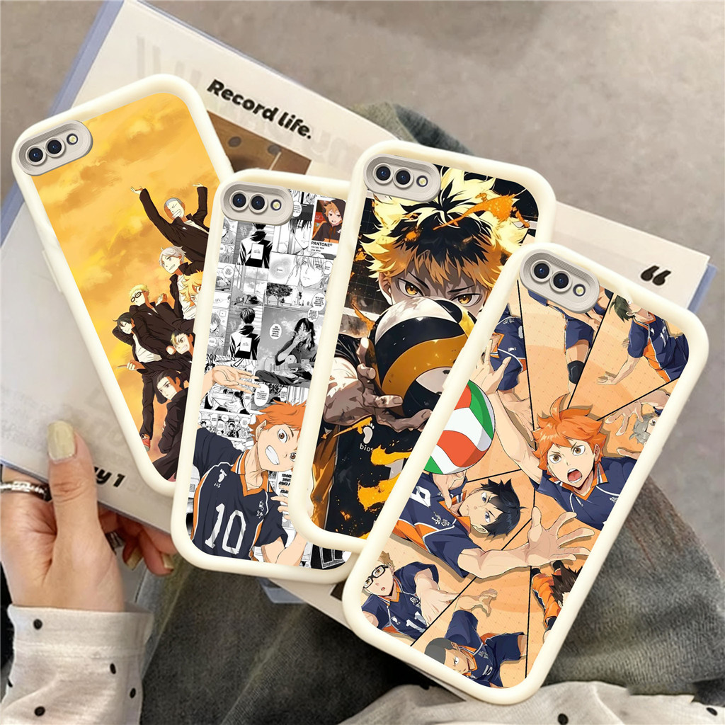 DY24 Haikyuu Anime Hp Plating Casing untuk OPPO A17K A16K A35 A16s A16 A31 A33 A36 A17 A15 A15s A18 