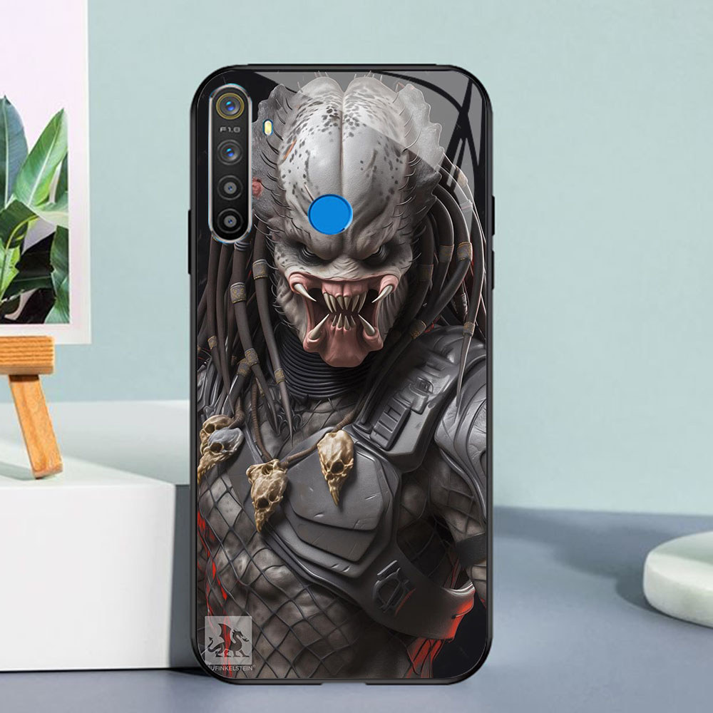 YR-46 Predator Casing ponsel kaca tempered Realme Narzo 10 10A 5 5i 3 20 20A 6i C65 7 3i 5S Pro