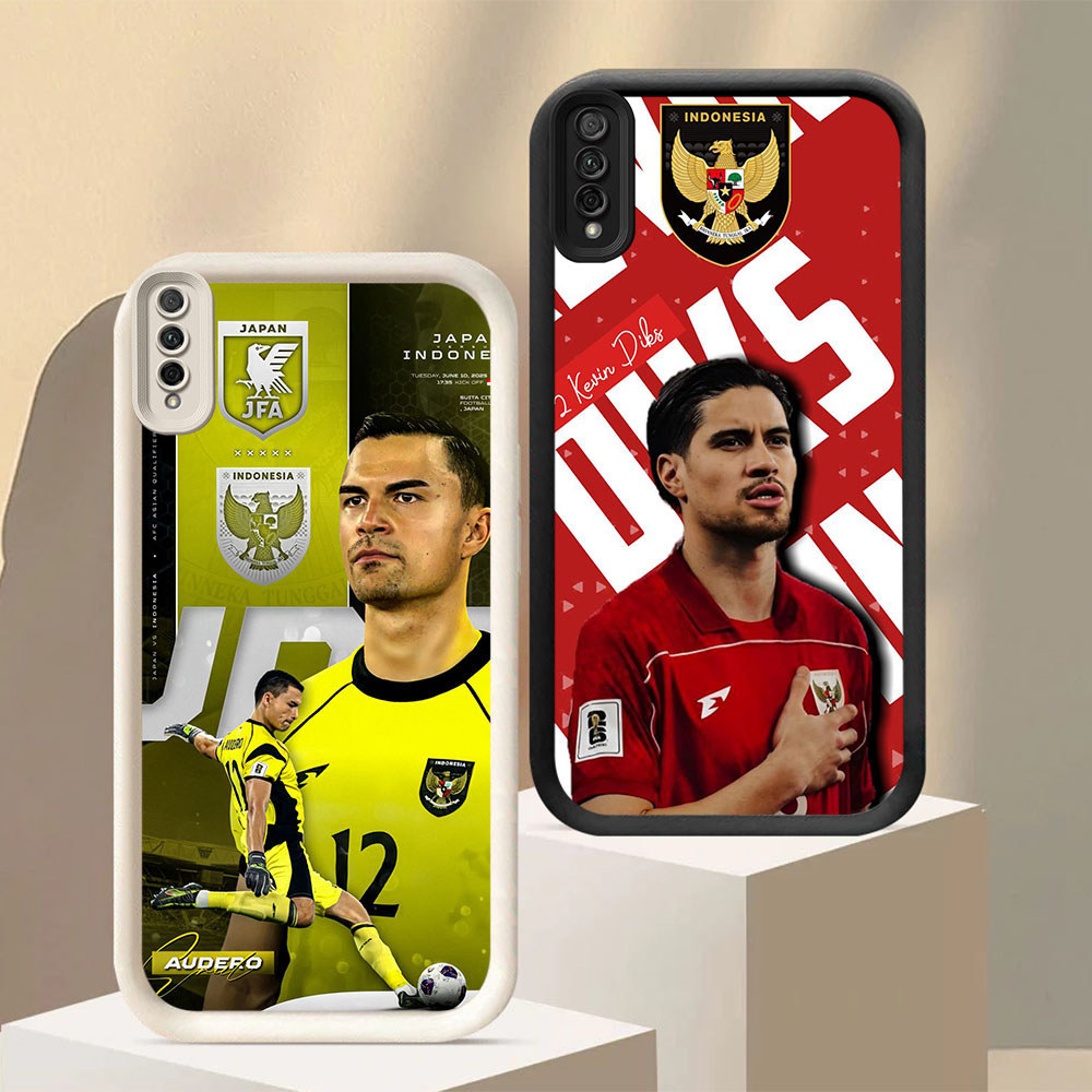 US-25 indonesia football star Silikon lembut Casing untuk Samsung A03 A50s A30s Core A50 A02 A7 M02 
