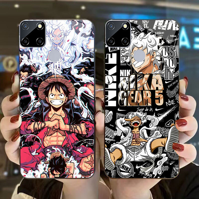 MK-64 One Piece KACA Glass Casing untuk Realme Narzo C21 C15 C21Y 20 C25 8 8i C25S C12 C25Y 30A 50 9