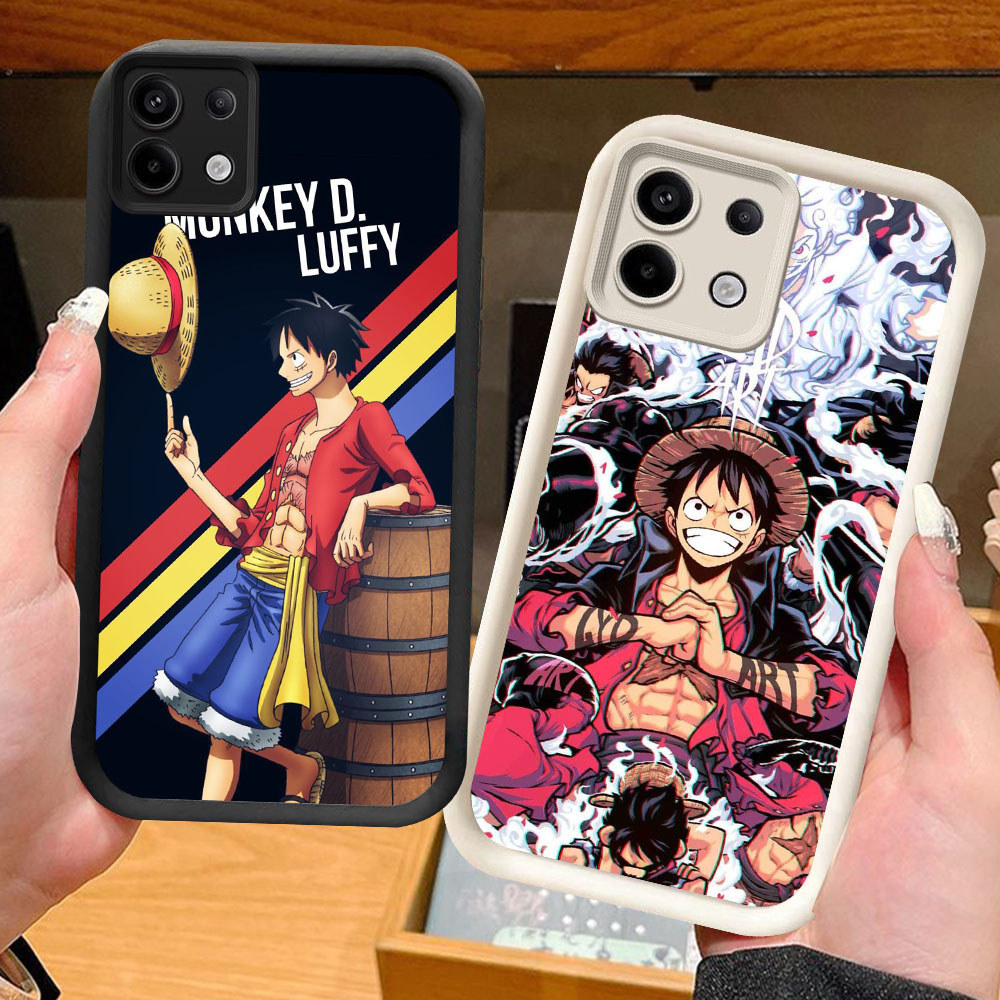SM-45 Monkey D Luffy Murah Casing HP TPU Anti Gores Infinix Smart 7 9 ITEL A80 P65 Tecno POP 7 Spark