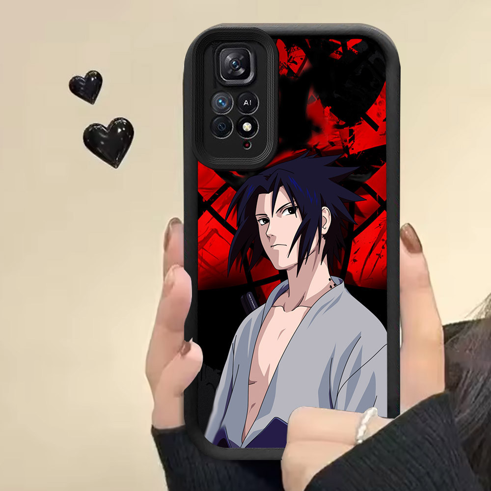 R1 Naruto Sasuke Silikon Casing untuk Xiaomi Redmi Note 11S 11 SE Pro 5G