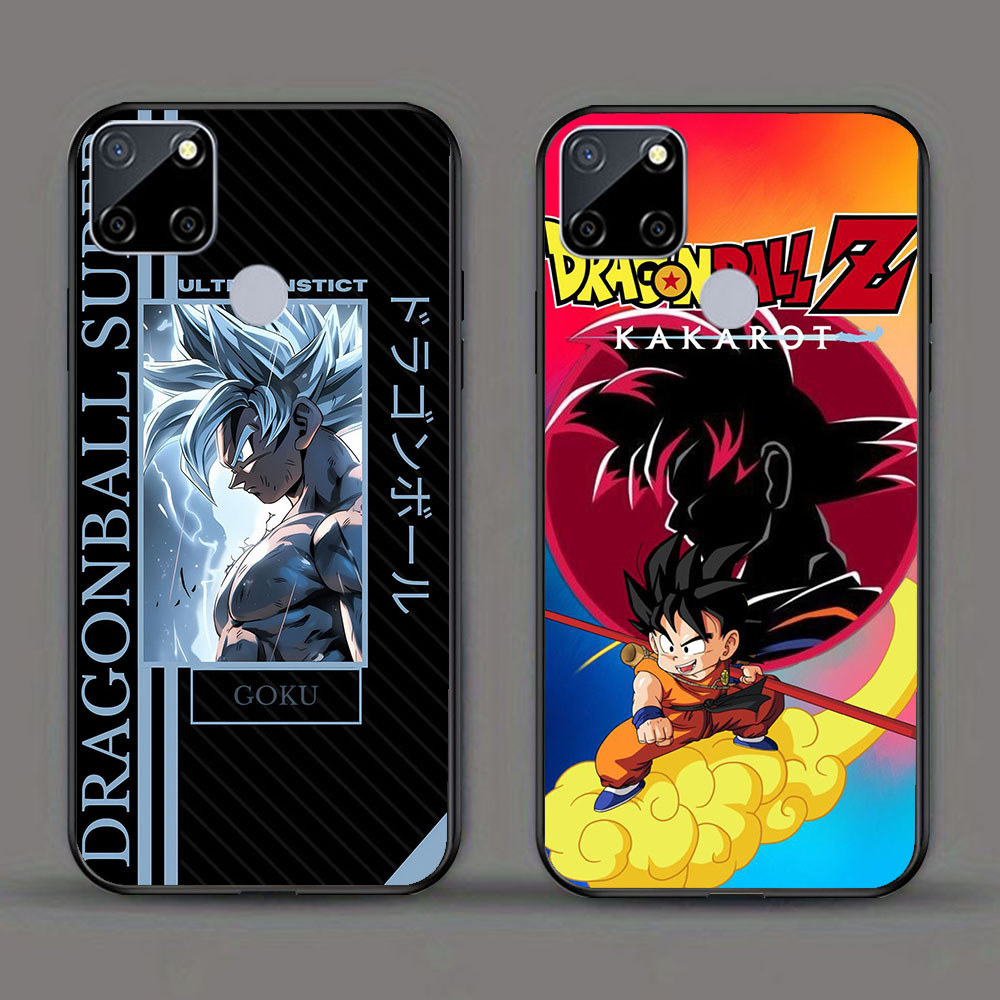 KD-90 Son Goku HD Glass Casing untuk Realme C12 C25Y C25 C25S C21Y C15 C21 Narzo 30A 20 OPPO A15 A15