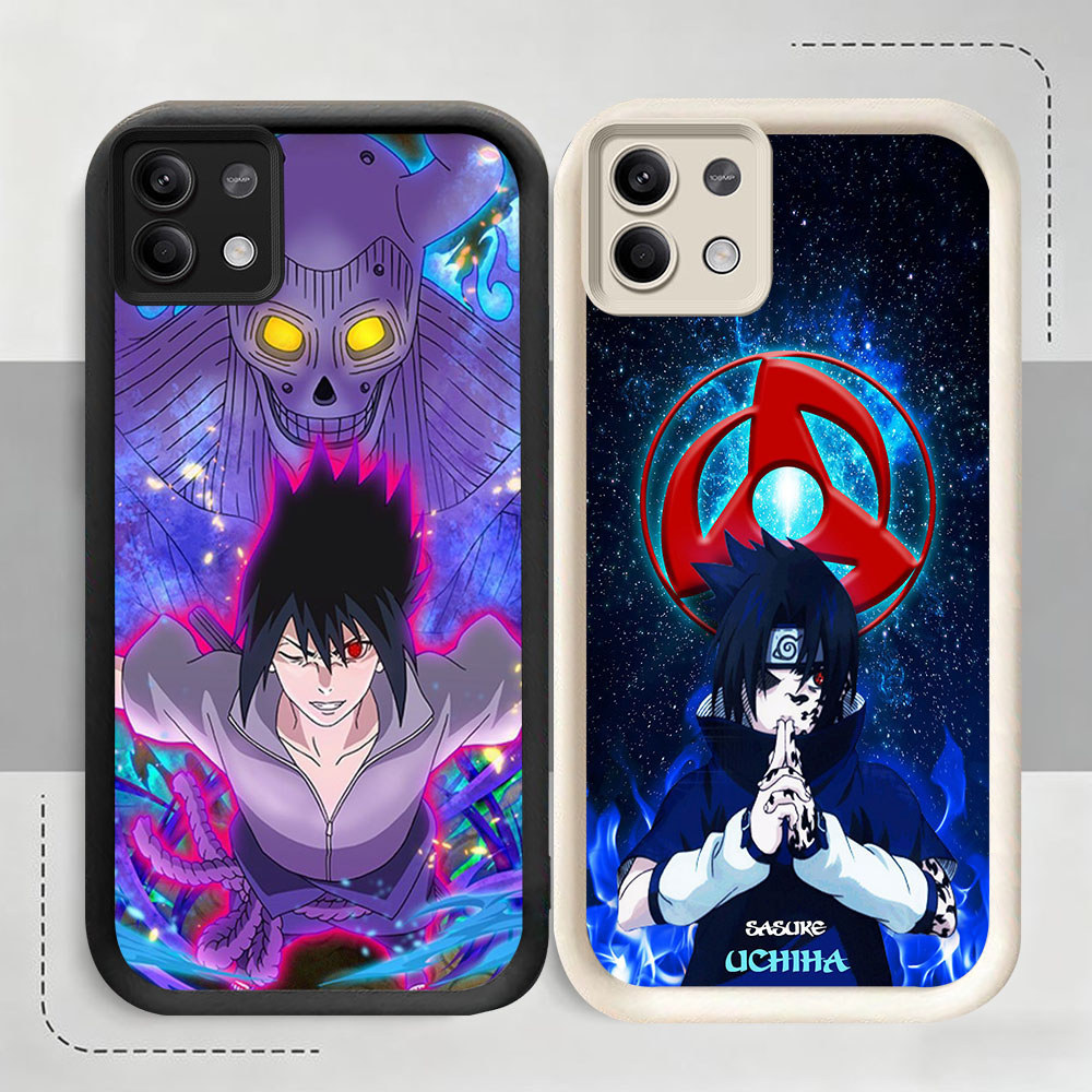 HR-89 Uchiha Sasuke Shockproof Casing untuk Xiaomi Redmi Note 13 Poco X6 X7 M6 M7 NEO Pro