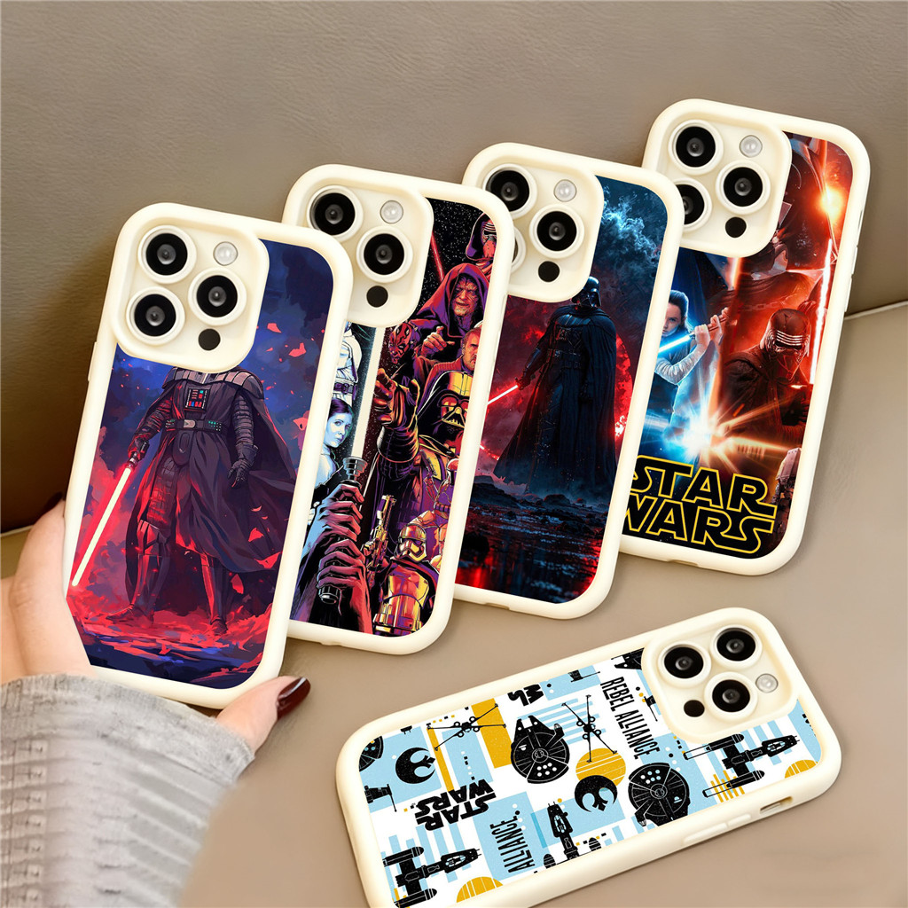 TB51 Star Wars Hp Plating Casing untuk Samsung A12 A7 A03 A05S A73 A32 A30s Core A22 A13 A33 A23 A53