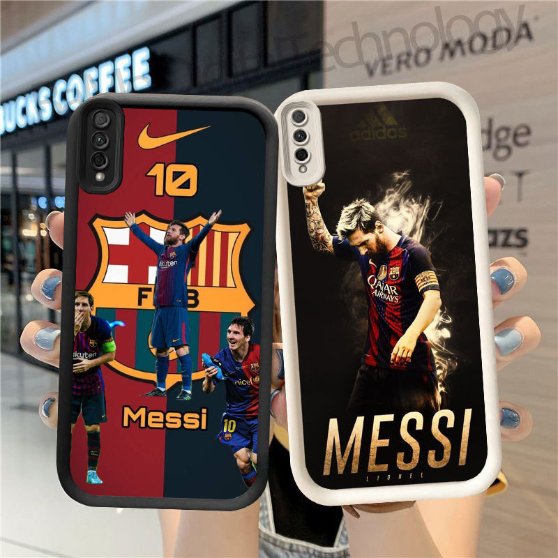 MP-73 Football star Messi Shocking Silikon Casing untuk Samsung M02 A50s A50 A03 A7 A30s A02 Core 20