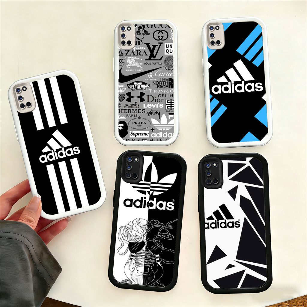 WB1 A-adidas Casing untuk Hp Plating OPPO A31 A16E A12 A16 A15 A17 A12E A16K A18 A12s A15s A16s A17K