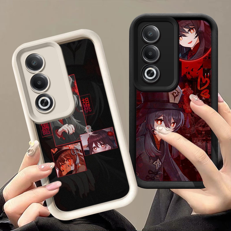 HA46 Genshin Impact Hu tao Untuk Vivo Casing hp Softcase Silikon Kasing untuk Vivo Y100 Y22 Y22s Y21