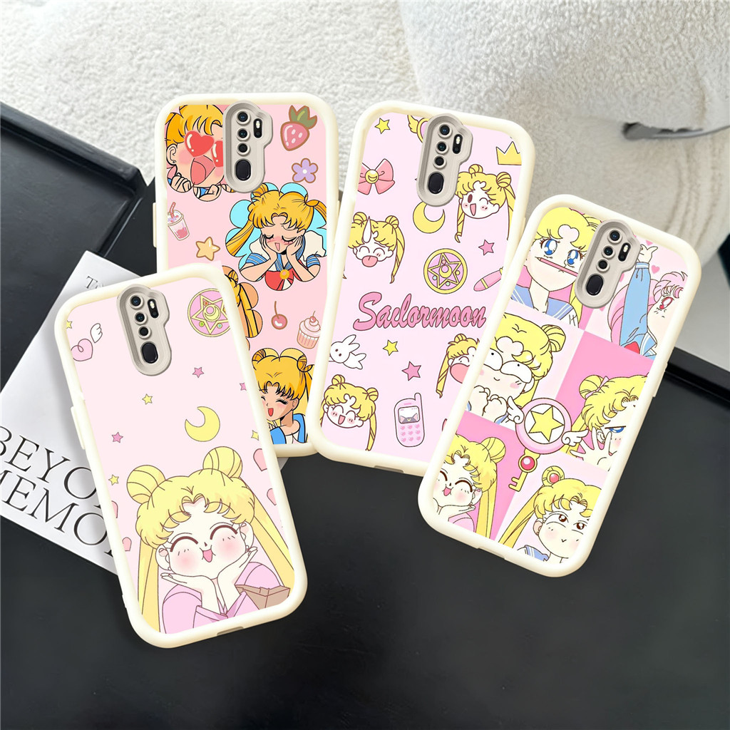 WC3 Anime Girl Warrior Casing untuk Hp Plating OPPO F21 F11 F23 F25 F15 A98 F17 F19S F19 Pro 5G TPU 