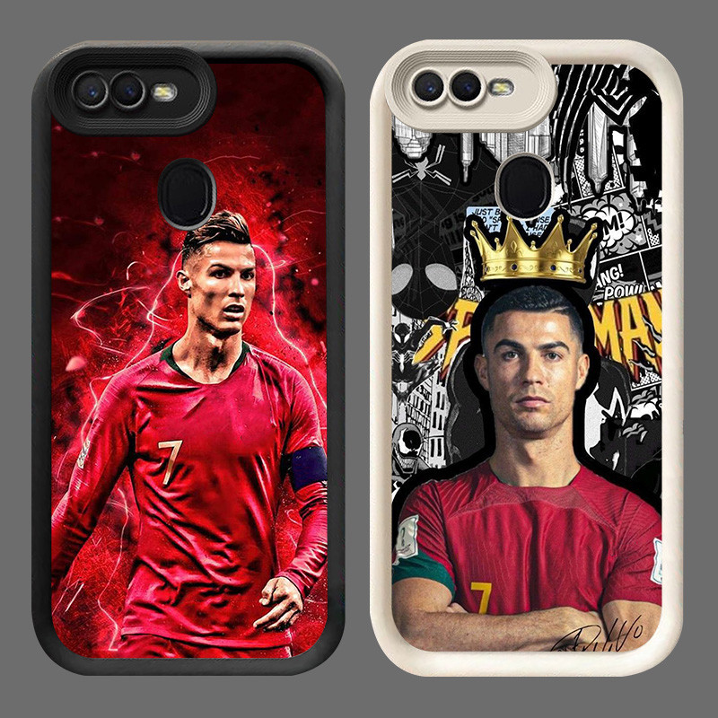 U-16 Ron_aldo King Casing untuk OPPO F7 F5 A11K A12s A12 A7 F9 Pro A5S Kasus Pelindung