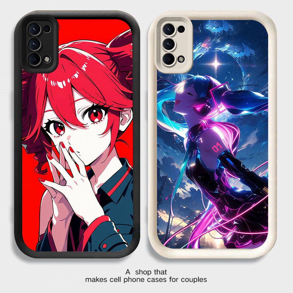 MP-46 Rock Hatsune Miku Shocking Silikon Casing untuk Realme Narzo 6i 20A C75 10A 5i C17 7I 5s N63 1