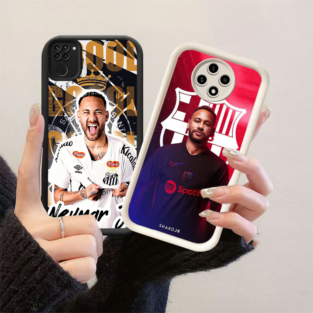 HW-22 Neymar Football star Shockproof Silicone Casing untuk Xiaomi Redmi Note Poco 8 M2 9S 9 Pro Max