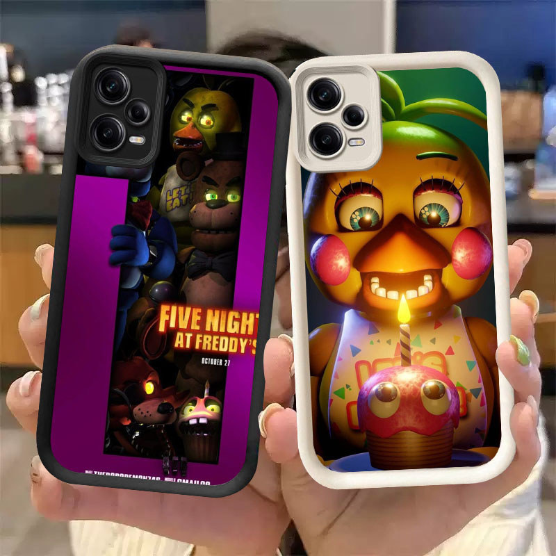 YW-24 FNAF Casing ponsel tipis Xiaomi POCO C55 C31 F6 C65 M3 X5 F5 Pro 5G