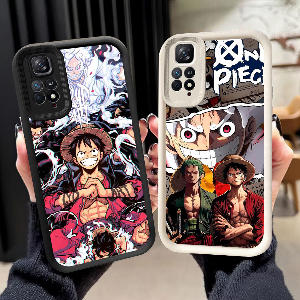 N-25 One Piece Luffy Soft Casing untuk Xiaomi Redmi Note 11 SE 11S Pro 5G