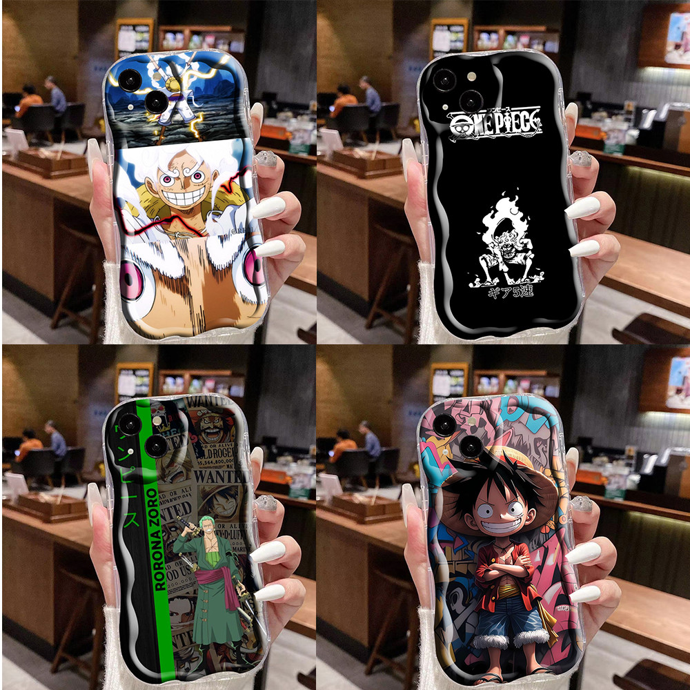 Casing Hp OPPO A53 A33 2020 A58 A78 A76 A36 A39 A94 A79 A92 A52 A72 A92S A53s Transparent wavy Kasus