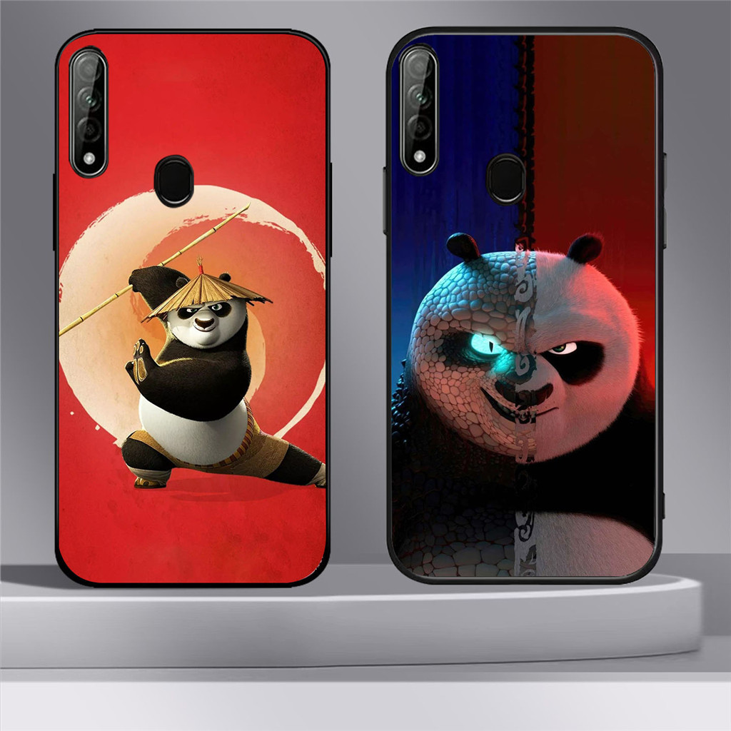 YR-40 Kungfu Panda HD Glass Casing HP OPPO A31 A53 A53S A32 A33 Reno 10 13 Pro