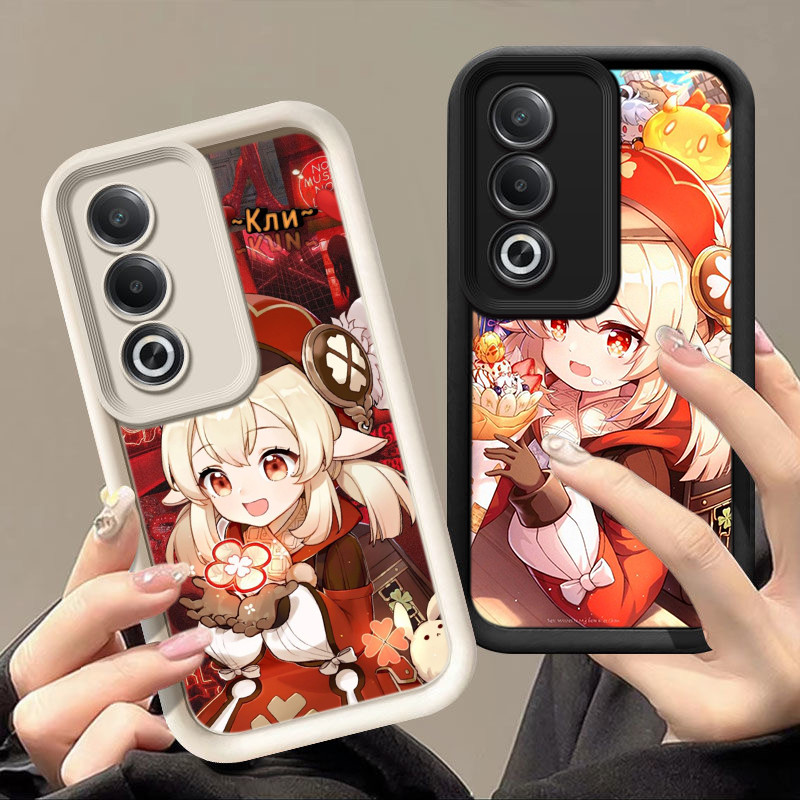 HA51 Genshin Impact Klee Untuk Vivo Casing hp Softcase Silikon Kasing untuk Vivo Y100 Y22 Y22s Y21 Y