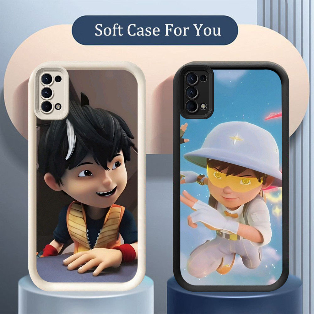 Casing HP TPU Anti Gores OPPO A39 A83 A37 A91 F15 Reno 3 4 5 6 YR-64 Cartoon Boboiboy