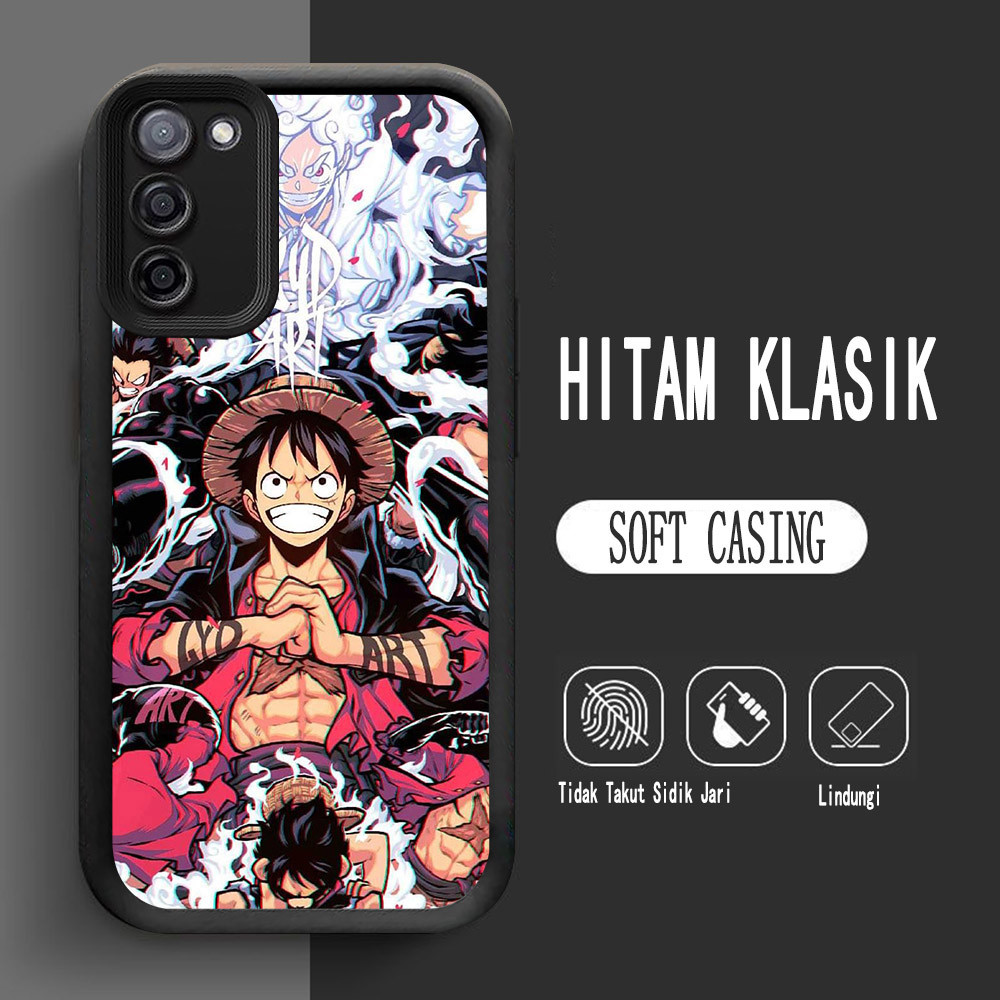 Y-13 One Piece Luffy Silikon Casing untuk Samsung S20 FE A31 A71 A51 Case