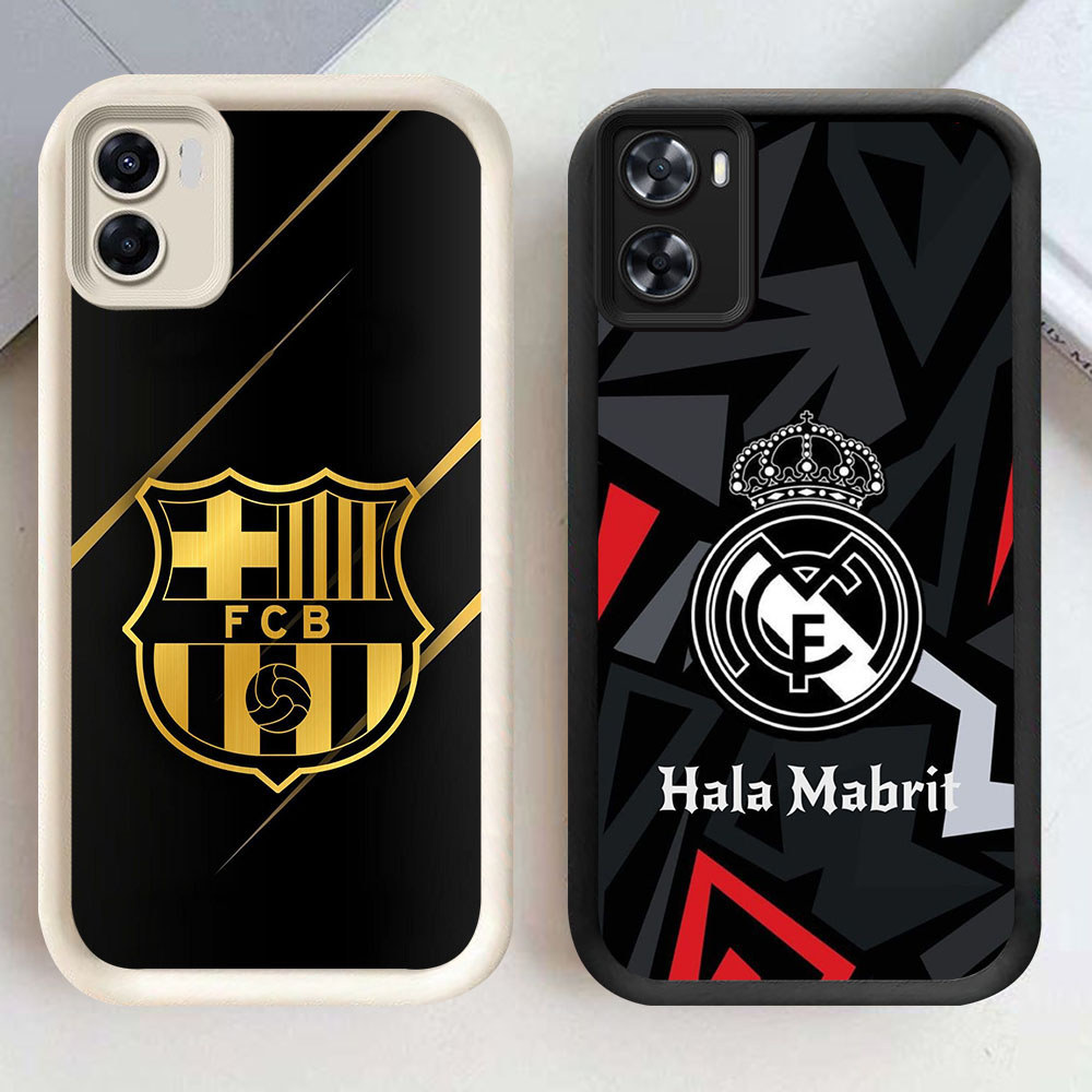 Murah Casing HP TPU Anti Gores OPPO A57 A57e A36 A96 A77 A76 A77s A57s F5 BQ-3 Barcelona