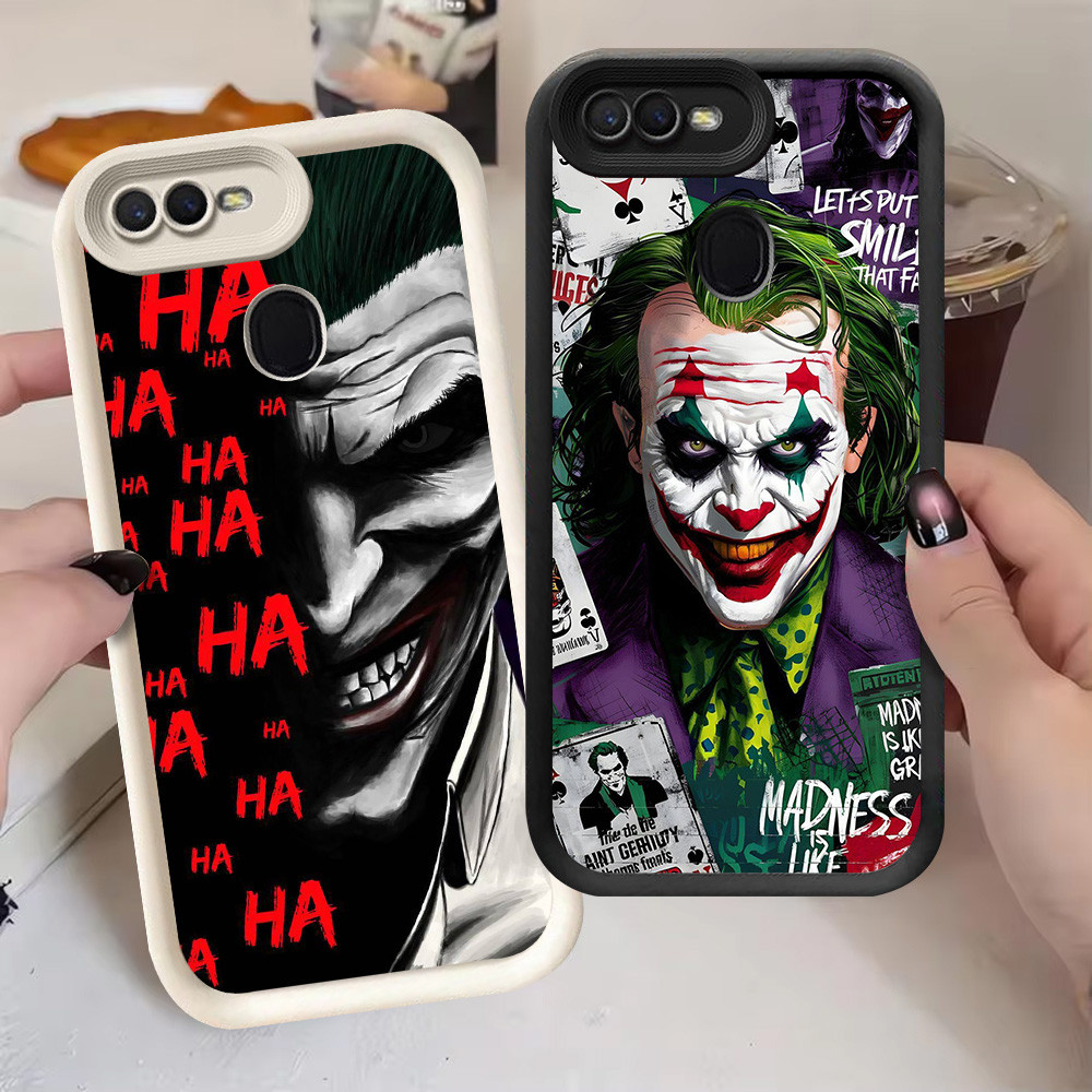 G-73 Joker Casing untuk OPPO A11K F9 Pro A7 F7 A12 A5S F5 A12s Hitam dan putih