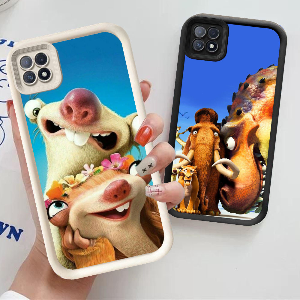 YM-69 Zaman Es Casing ponsel tipis Realme Narzo N63 Real 50A C20 N53 C11 C31 C35 C20A 2021 Prime