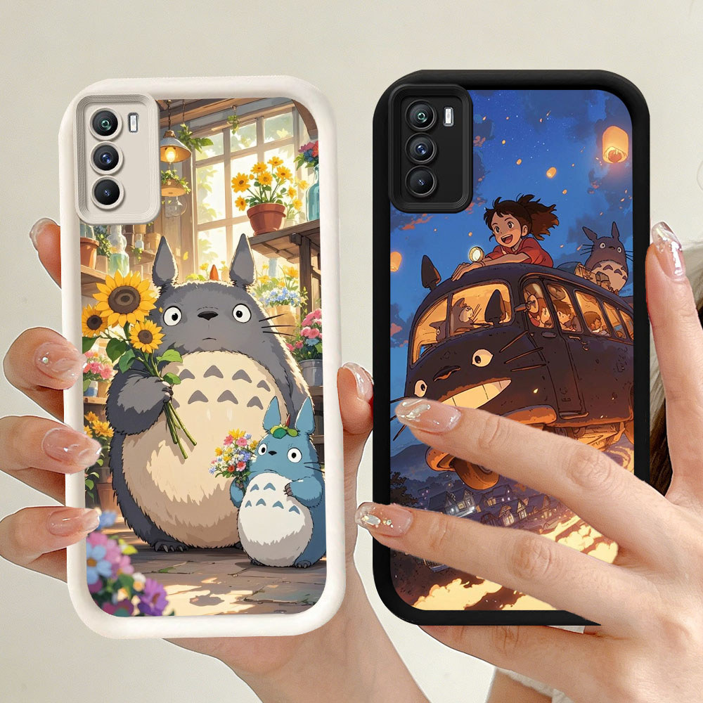RR-27 My Neighbor Totoro Casing ponsel tipis OPPO A54S A16 A16s A33 A11S A53 A53S 2020