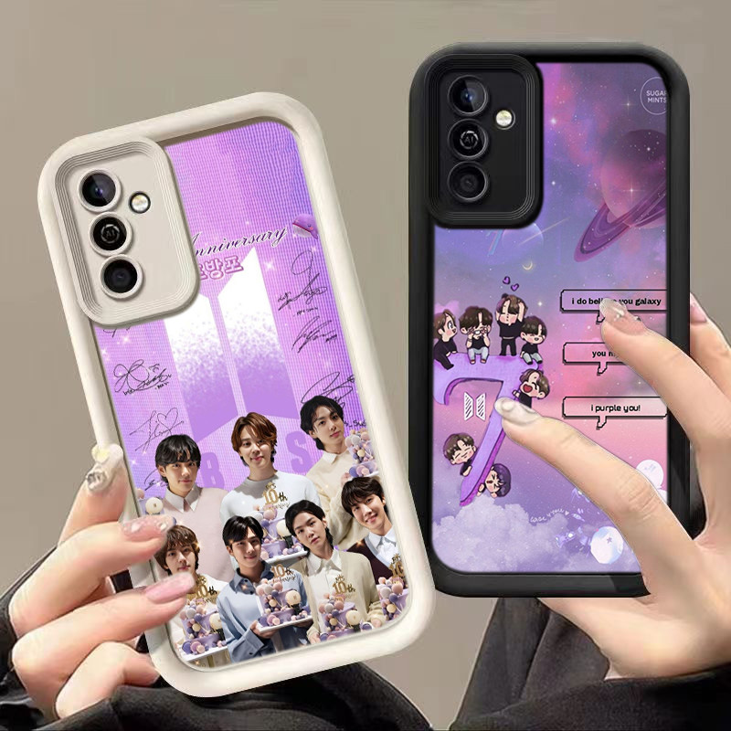 HA140 BTS Koleksi Avatar Cartoon Design Untuk Samsung Casing hp Softcase Silikon Kasing untuk Samsun