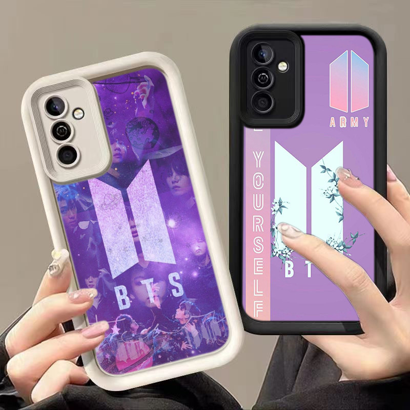 HA171 New style BTS LOGO Untuk Samsung Casing hp Softcase Silikon Kasing untuk Samsung A12 A10s A20s