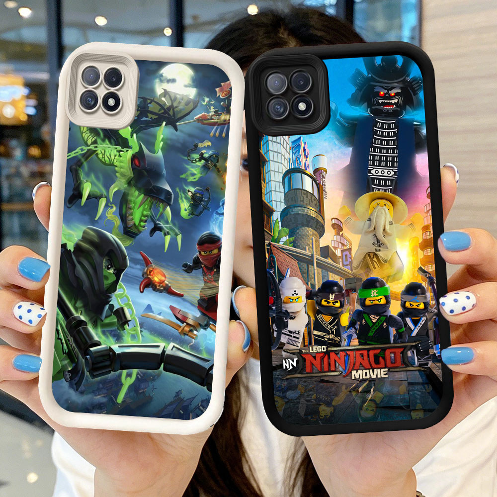 YR-35 LEGO Ninjago 2 Silicone Casing untuk OPPO Reno A93 A16E A16K A35 A54 F17 A15 A15s 4F Pro 2021
