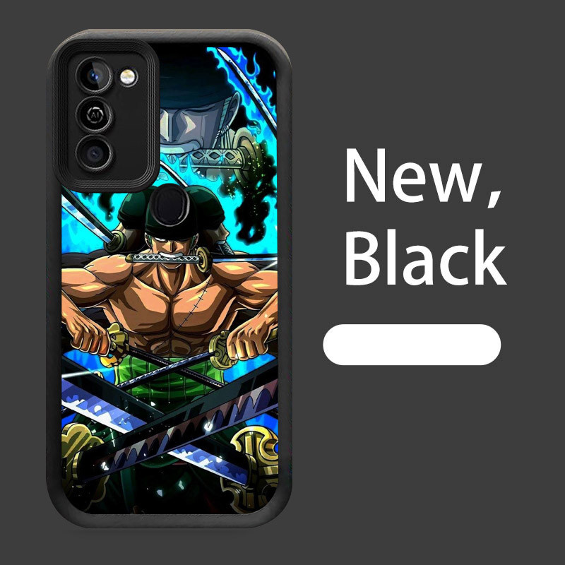 B-23 One Piece Zoro Casing untuk Infinix HOT 11 10 12 Play Silikon Case