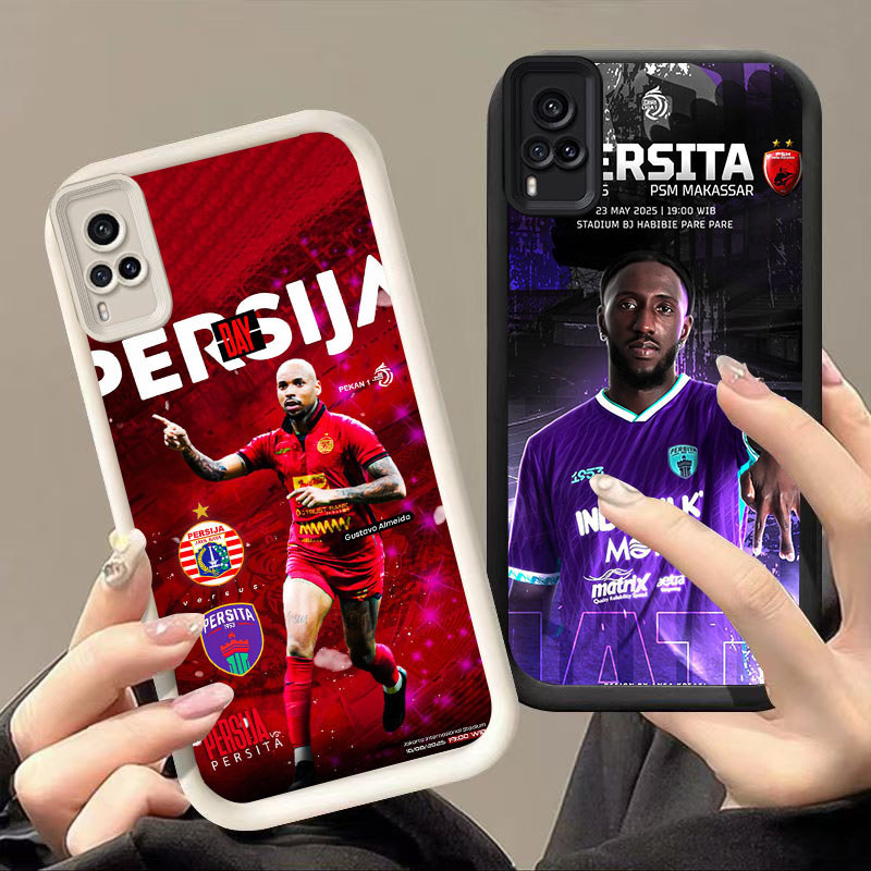 CK-17 persita tangerang Shockproof Silicone Casing untuk VIVO Y51S V21E Y51 Y51A Y73 V21 Y31 Y33 Y53