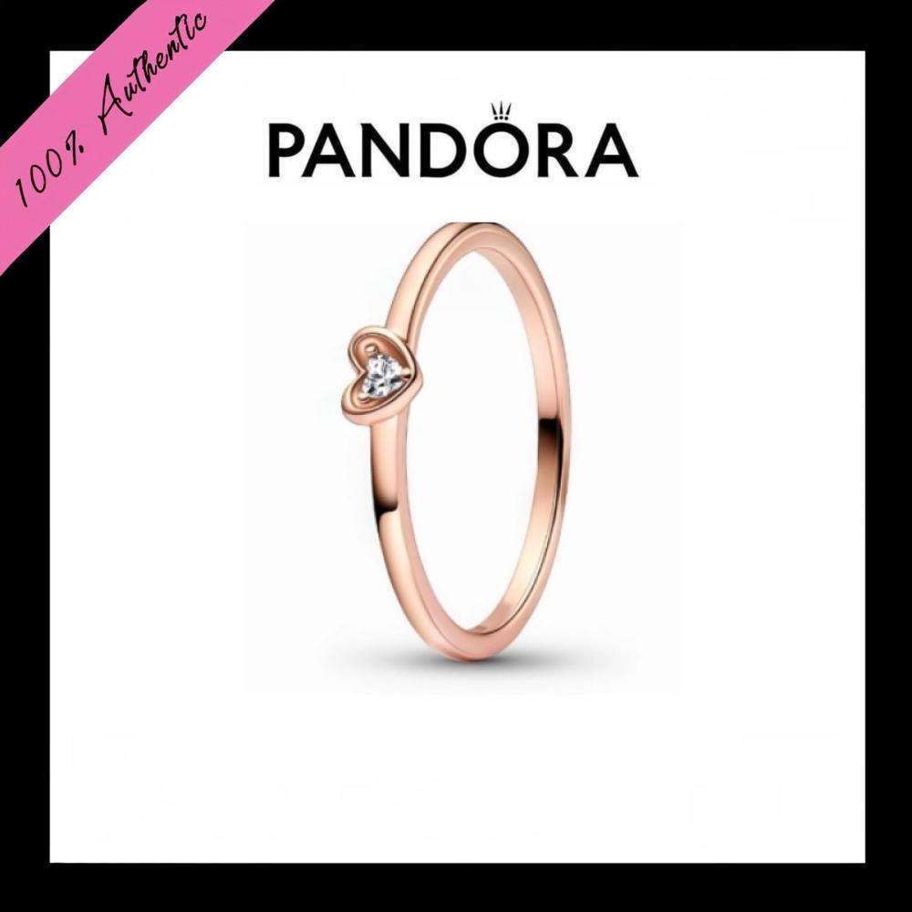 Perhiasan Pandora Radiant Heart Ring Birthday Gift Women's Gift