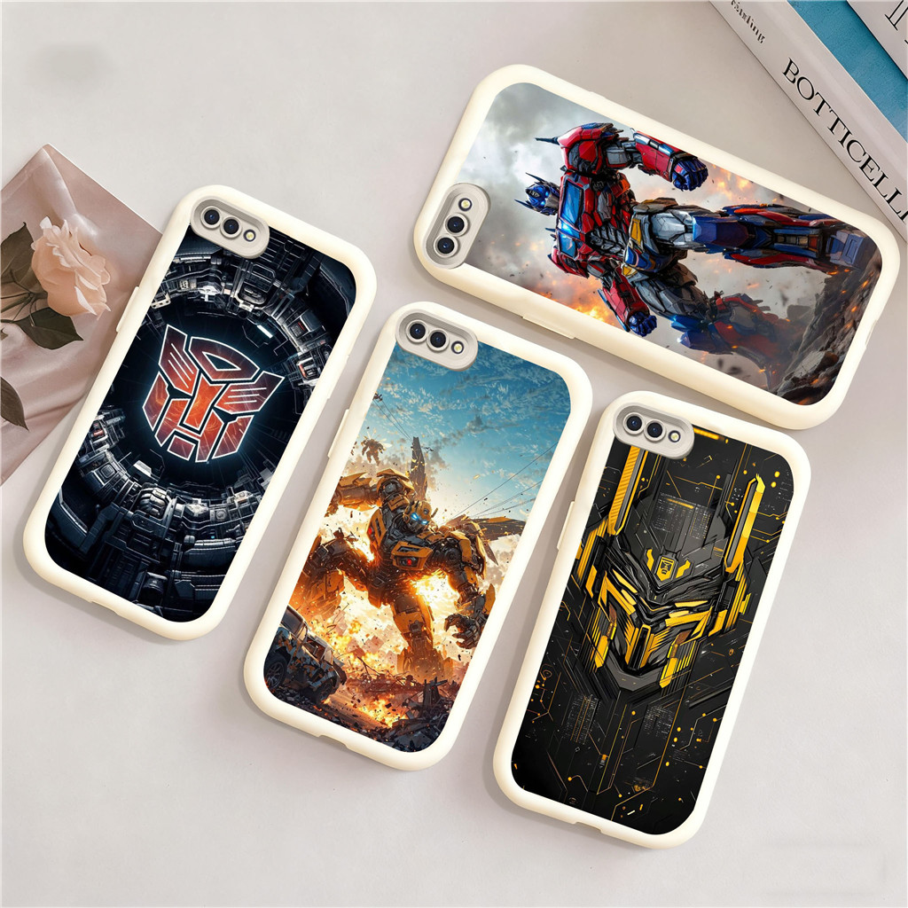 TB64 Transformers Hp Plating Casing untuk Realme Reno Narzo A15 C25S C20 C21Y C25 F17 A16E C21 20 A9