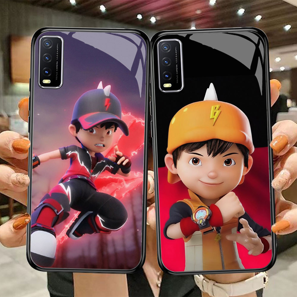KR-2 Boboiboy HD Glass Casing HP VIVO Y20 Y20s Y20i V15 Y50 S1 Y30 V50 Y03 Y29 Lite Pro
