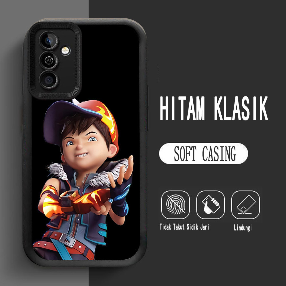 Y-23 Cute Boboiboy Silikon Casing untuk Samsung A52S A53 A73 A52 A72 5G Case