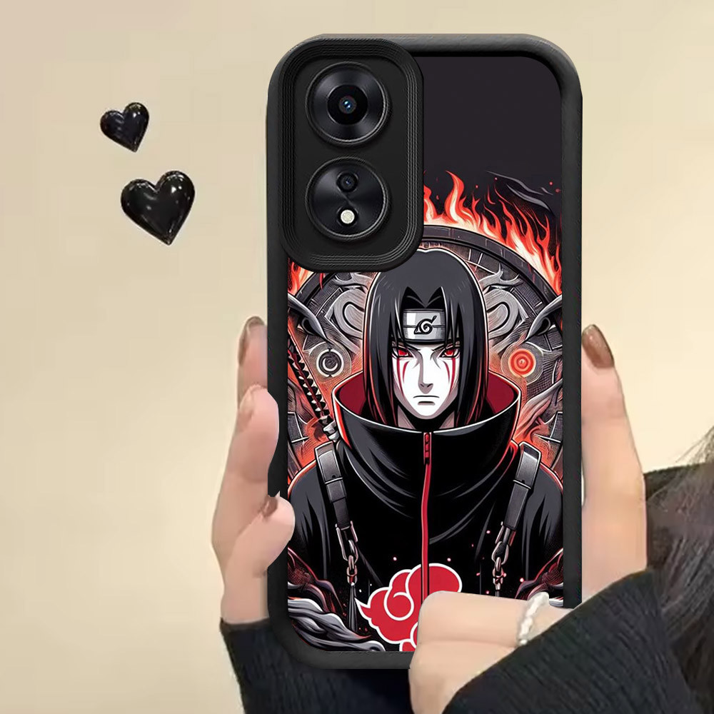 R13 Anime Naruto Silikon Casing untuk OPPO A38 A60 A58 A18