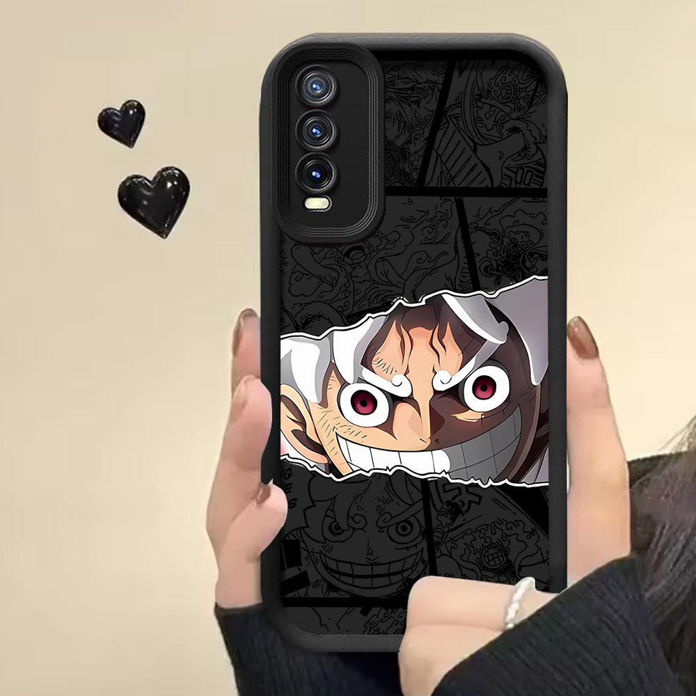 Casing untuk Samsung Galaxy A50 A7 A30s A10 A50s A30 Case RR15 One Piece Luffy