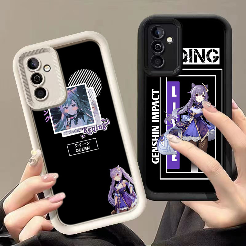 HA79 Keqing Genshin Impact game Untuk Samsung Casing hp Softcase Silikon Kasing untuk Samsung A12 A1