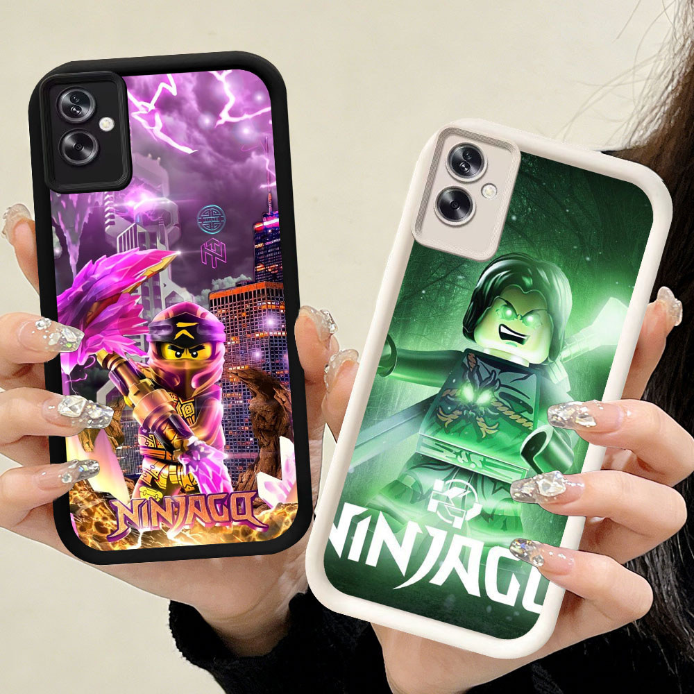 YR-35 LEGO Ninjago 2 Silicone Casing untuk OPPO Reno 13F F25 11F 10 11 A3 A3X A5 A79 Pro 5G