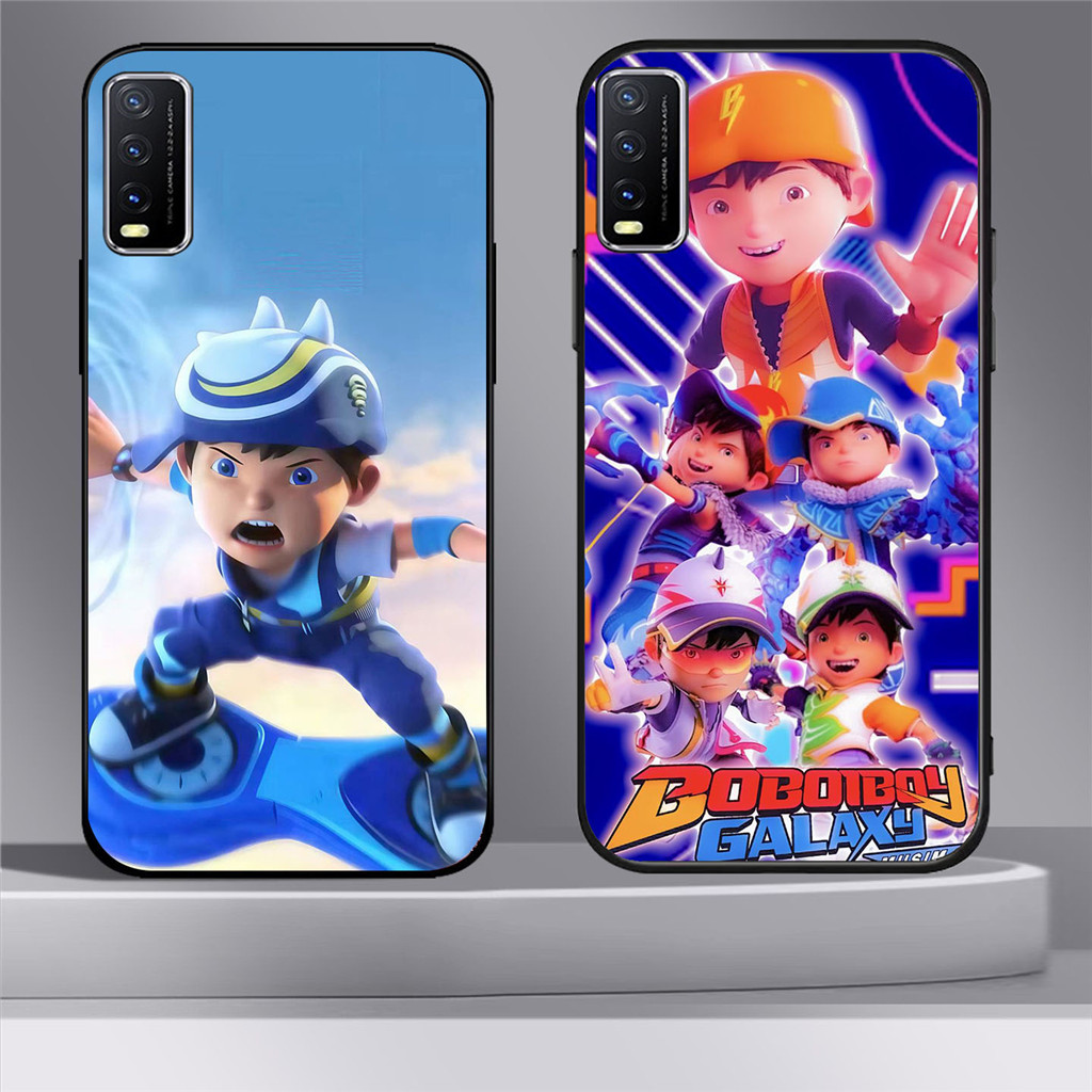 YR-63 Boboiboy Thorn HD Glass Casing HP VIVO Y12S Y20 Y20s Y20i V15 Y50 S1 Y30 V50 Y03 Y29 Lite Pro