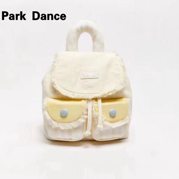 Tas Ransel Mini Wanita Tas Wanita Ransel Kecil Kotak Warna Gadis Kampus Jepang dan Korea Tas Kasual 