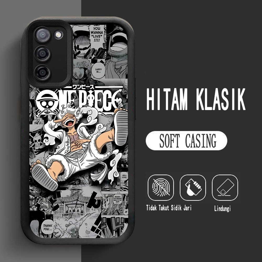 Y-16 One Piece Luffy Silikon Casing untuk Samsung S20 FE A31 A71 A51 Case