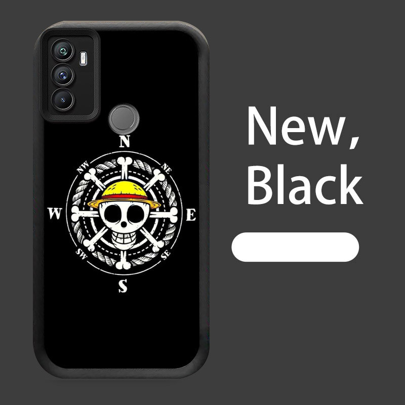 B-3 One Piece Logo Casing untuk OPPO A53 A53S A33 2020 Silikon Case