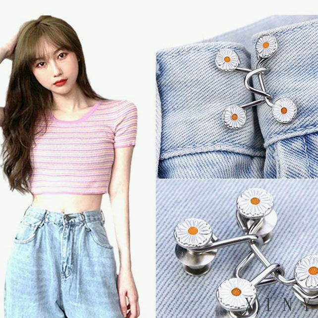 Xia.id Kancing Metal Dapat Dilepas Untuk Celana Jeans